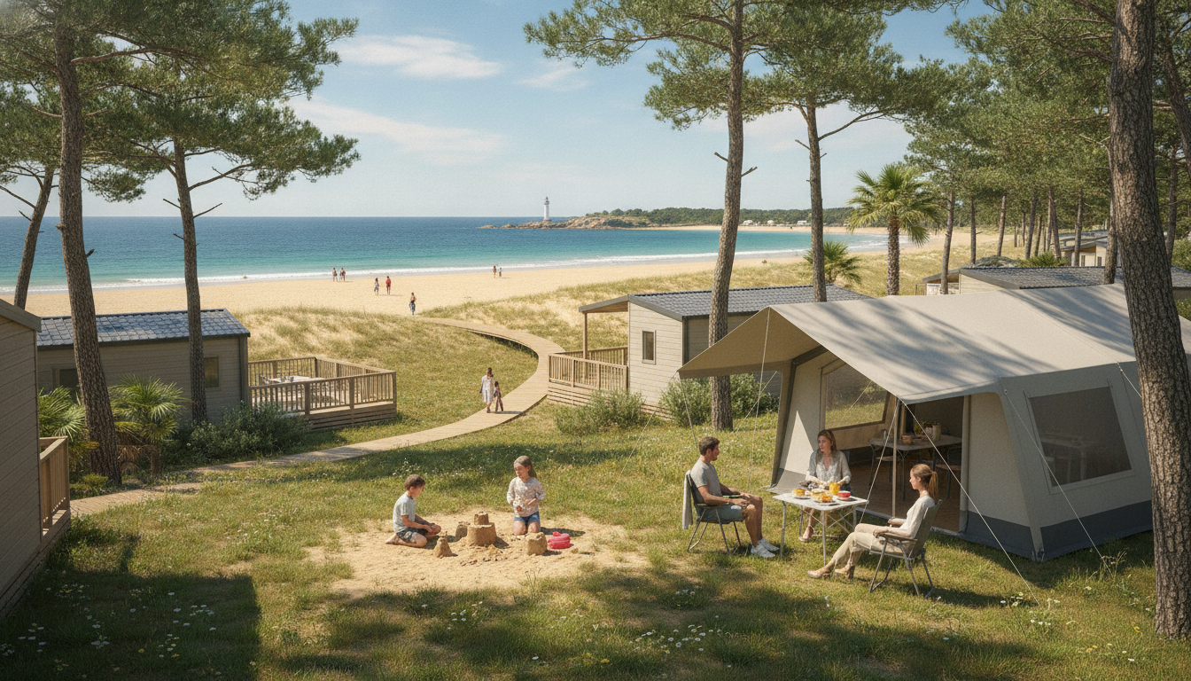 découvrez le camping 3 étoiles demoiselles plage en vendée, alliant confort et nature au bord de l'océan pour des vacances inoubliables en famille ou entre amis.