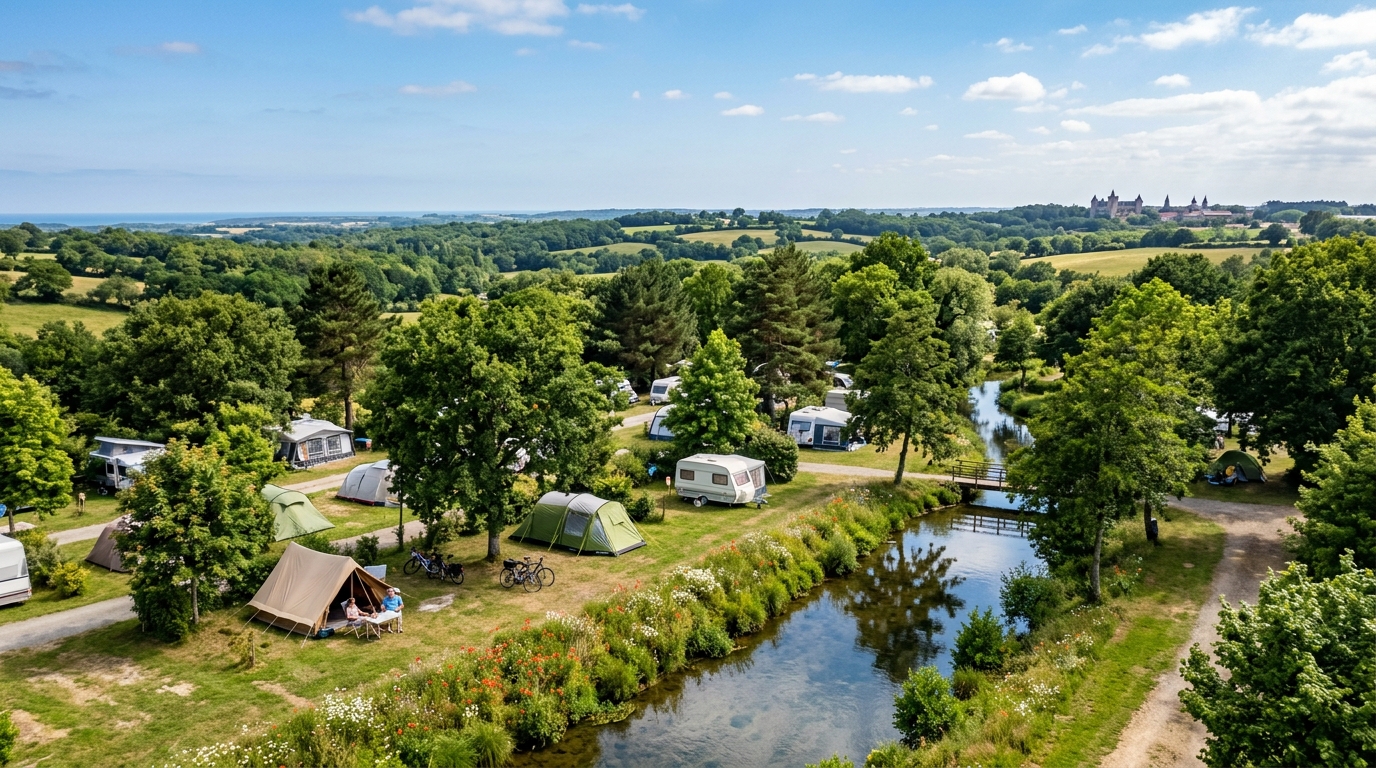 découvrez le camping la vallée de poupet, situé entre la vendée et le puy du fou, pour des vacances en pleine nature alliant détente, confort et activités familiales.