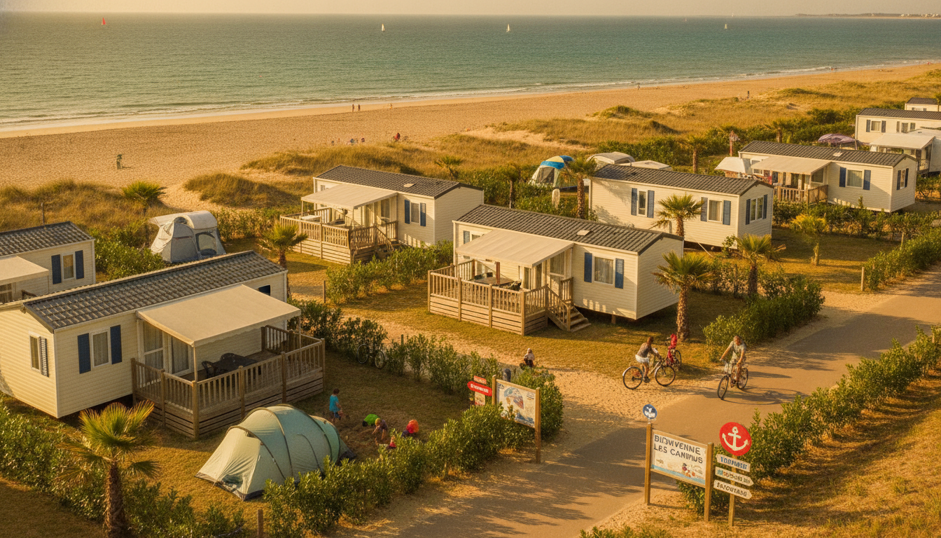 découvrez le camping l'atlantique à angles en vendée, un lieu idéal pour des vacances alliant nature et confort au bord de l'océan. profitez de plages, activités en plein air et hébergements tout confort pour un séjour inoubliable.