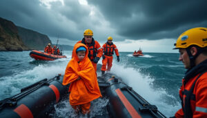 drame en mer en vendée : un enfant a été sauvé tandis qu’un adulte reste porté disparu. retour détaillé sur le dispositif de secours mobilisé pour cette opération en mer.