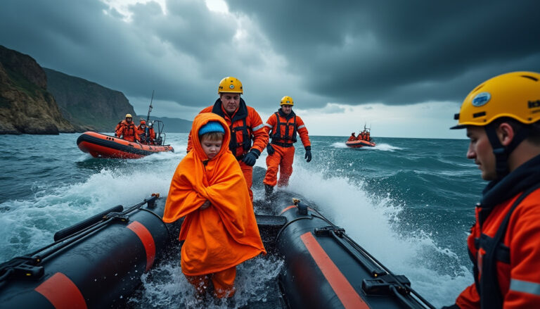 drame en mer en vendée : un enfant a été sauvé tandis qu’un adulte reste porté disparu. retour détaillé sur le dispositif de secours mobilisé pour cette opération en mer.