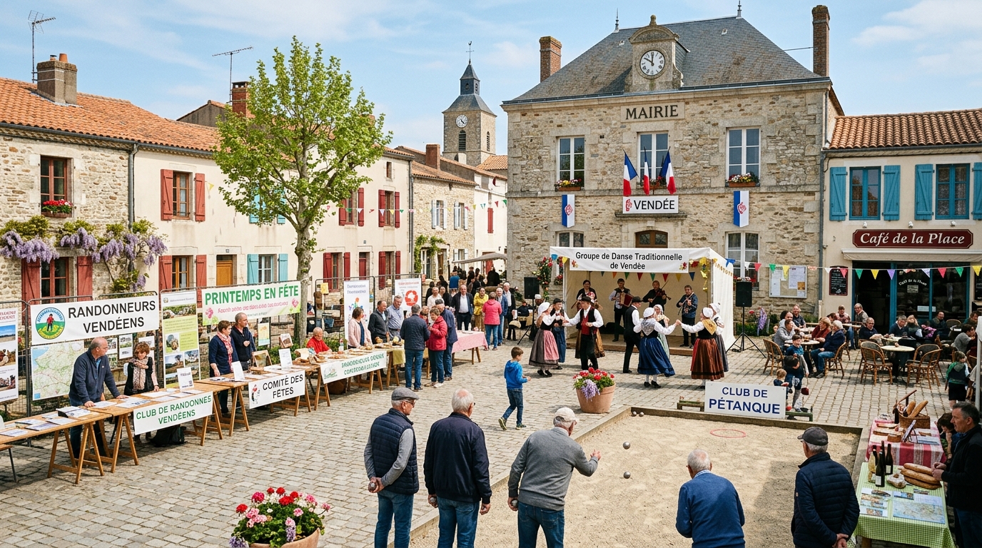 découvrez les associations sportives et culturelles de sainte-hermine, un lieu dynamique pour pratiquer vos passions, rencontrer d'autres membres et participer à des événements locaux.