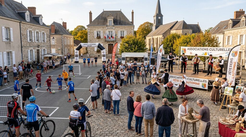 découvrez les associations sportives et culturelles de sainte-hermine, lieux de rencontres, d’activités et de partage pour tous les habitants.