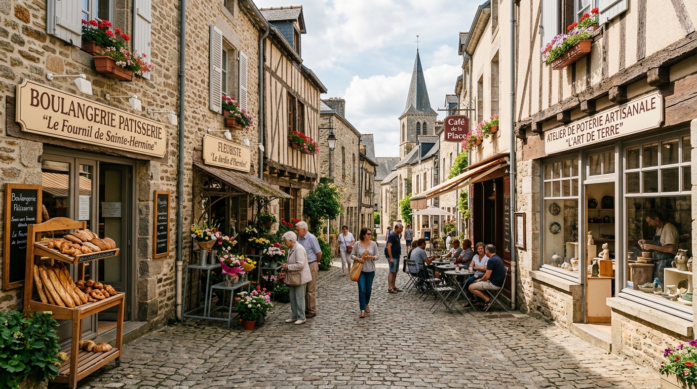 découvrez les commerces et artisans de sainte-hermine : un savoir-faire local, des produits de qualité et un accueil chaleureux au cœur de la vendée.