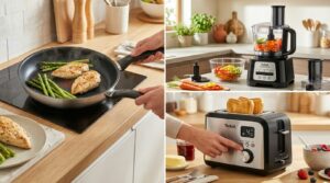 Découvrez la gamme d'appareils de cuisine et électroménager Tefal, alliant innovation et qualité pour faciliter toutes vos préparations culinaires au quotidien.