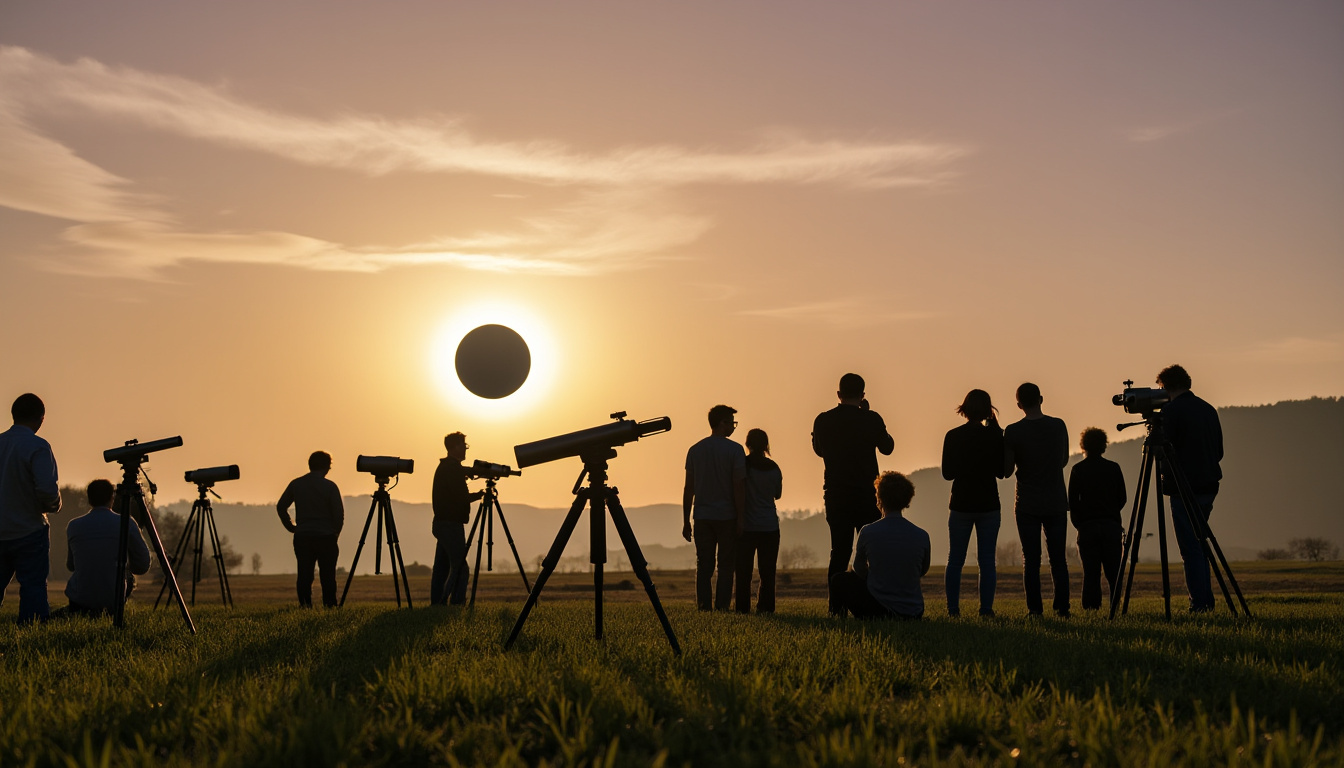 assistez à l’éclipse solaire du 12 août 2026 en vendée et profitez d’une soirée d’observation gratuite avec jusqu’à 95% d’obscuration. ne manquez pas cet événement naturel exceptionnel !