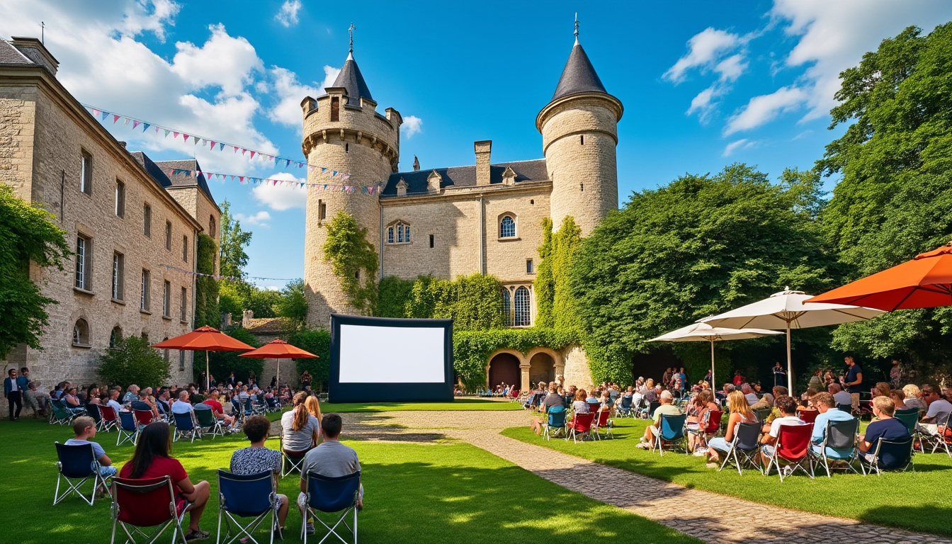 en août, découvrez un château du sud vendée qui se métamorphose en décor de cinéma, offrant une expérience unique entre histoire et tournage.