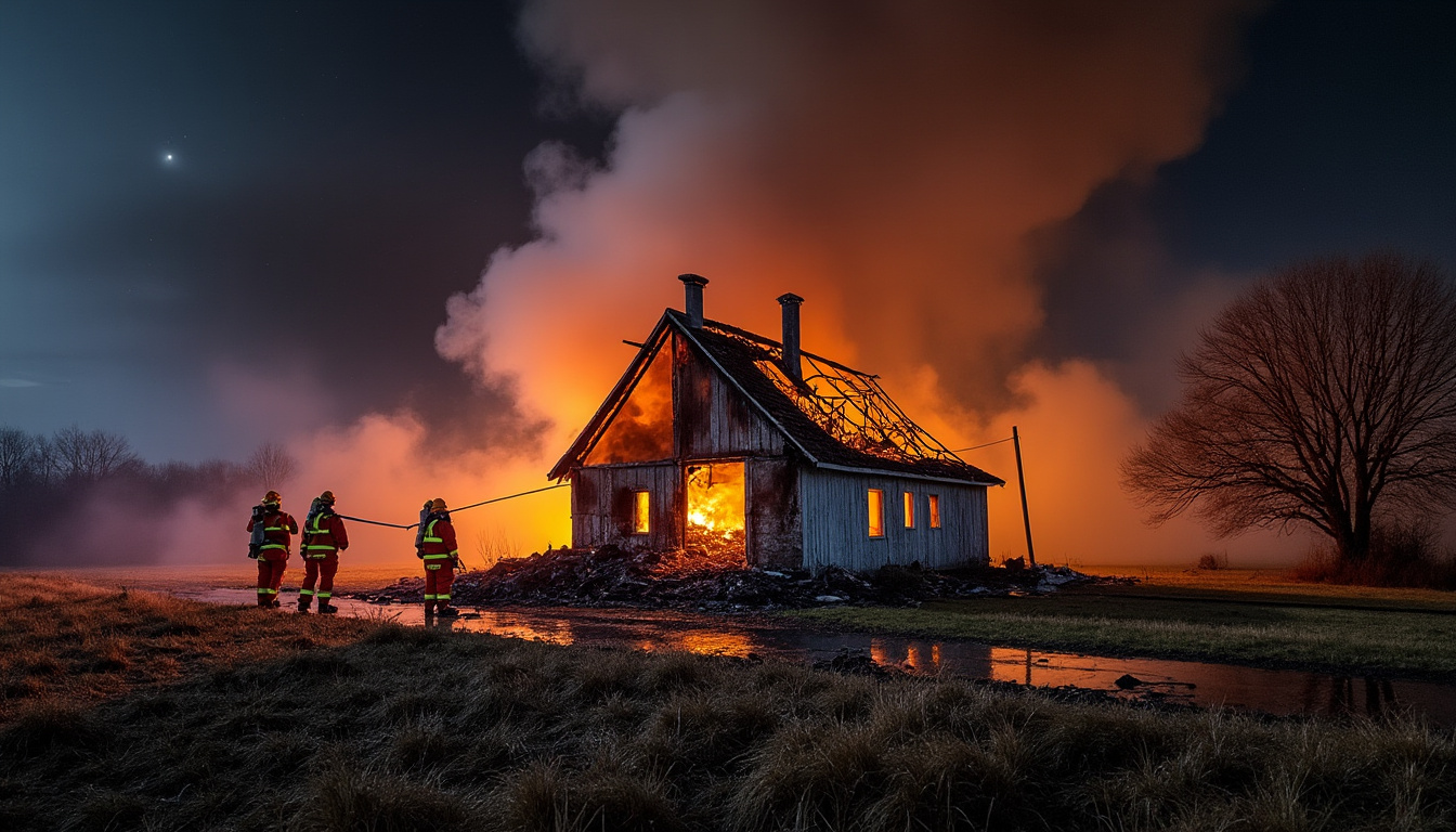 un feu dévastateur en vendée a détruit une maison, forçant trois habitants à être déplacés. retour sur cet incident dramatique et ses conséquences.