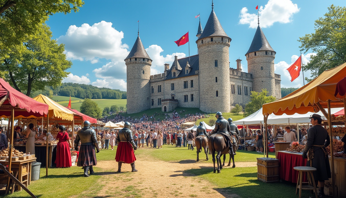 découvrez un voyage immersif au cœur du moyen âge dans un château vendéen, où artisans passionnés, combats historiques et spectacles captivants vous plongent dans l'ambiance médiévale authentique.