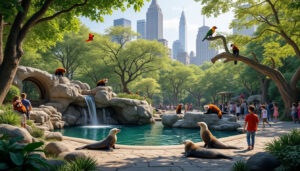 explorez le zoo de central park et partez pour un voyage fascinant au cœur de la faune urbaine, entre espèces locales et exotiques dans un cadre unique en plein cœur de new york.