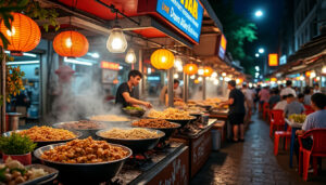 explorez les saveurs authentiques de la célèbre jalan alor food street à kuala lumpur, un paradis pour les amateurs de cuisine de rue malaisienne riche en goût et en variété.
