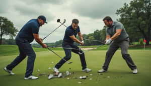 en vendée, une partie de golf dégénère en conflit violent. trois hommes comparaissent pour une altercation à coups de clubs sur le terrain.