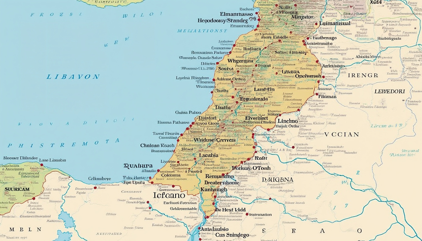 découvrez où se situe le liban sur la carte du monde, au moyen-orient, sur la côte est de la méditerranée, entre la syrie et israël.