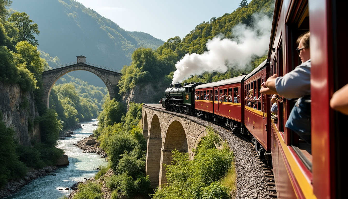embarquez à bord du train de l’ardèche en 2026 : paysages spectaculaires, viaducs et voyage authentique au cœur des gorges du doux.