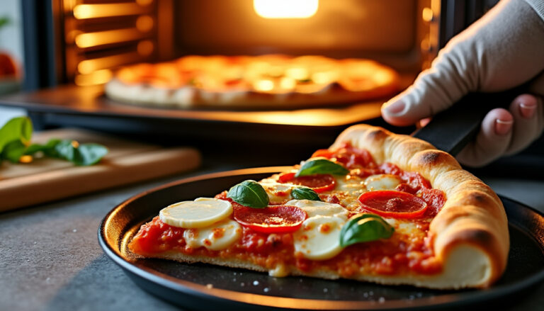 découvrez comment réchauffer une pizza au four pour retrouver une pâte croustillante et une garniture savoureuse, sans la dessécher.