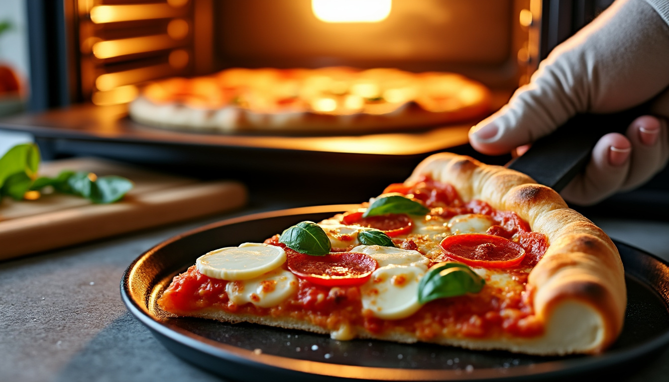 découvrez comment réchauffer une pizza au four pour retrouver une pâte croustillante et une garniture savoureuse, sans la dessécher.