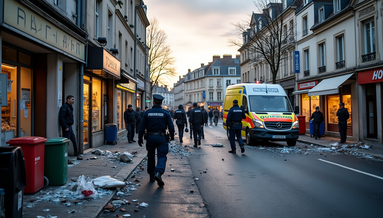 après une nuit de violences urbaines en vendée, plusieurs commerces ont été pillés. le maire se mobilise et un policier a été blessé.