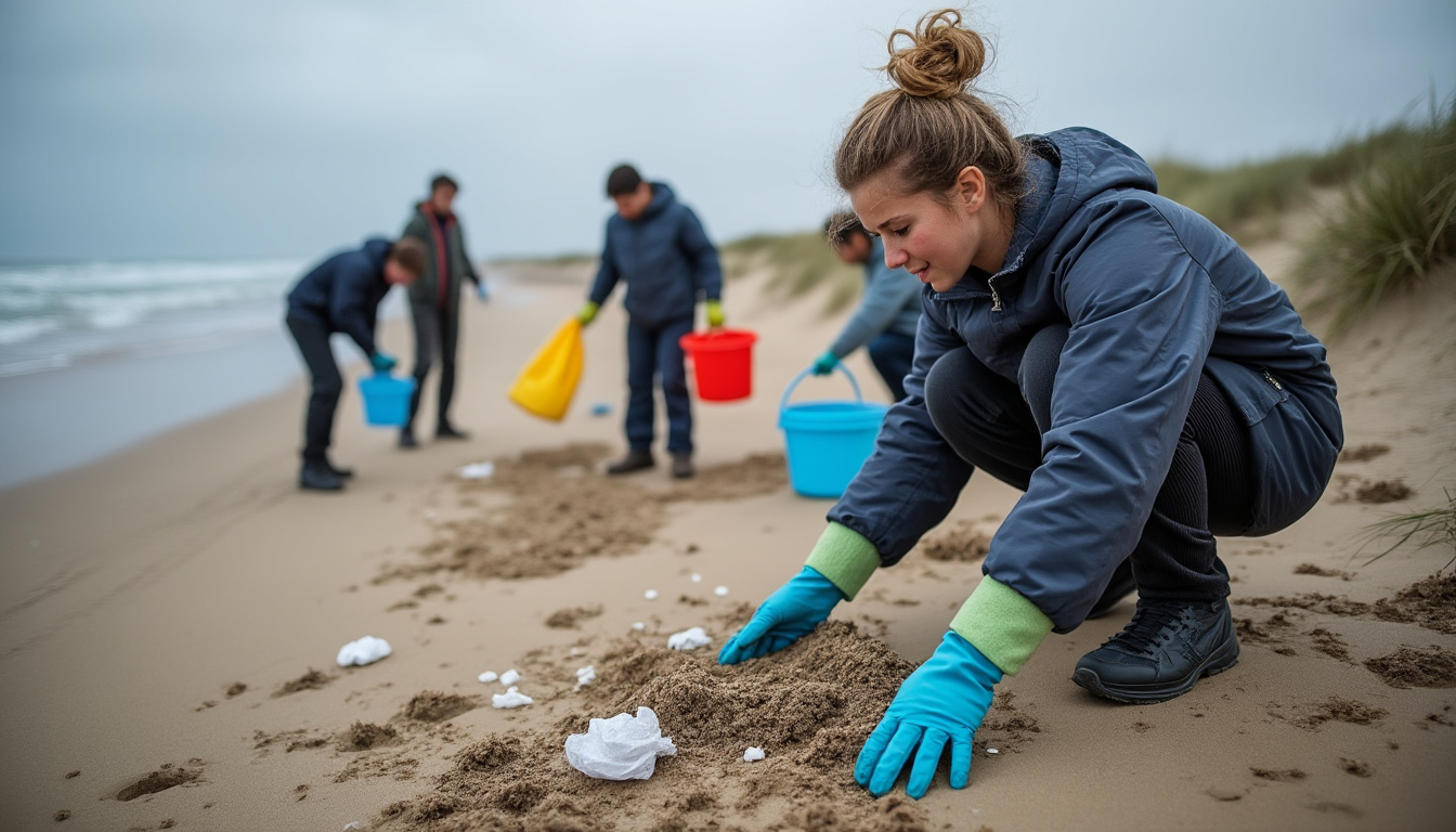 ce week-end, une commune de vendée se mobilise pour nettoyer sa plage et préserver son littoral. découvrez cette initiative citoyenne.